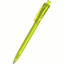 Kugelschreiber Qube transparent (hellgrün transparent) (Art.-Nr. CA420102)
