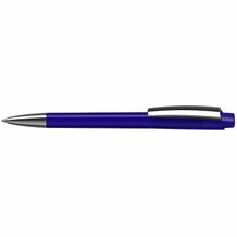Kugelschreiber Zeno transparent MMn (dunkelblau transparent) (Art.-Nr. CA453479)