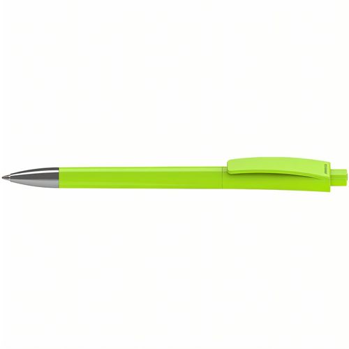 Kugelschreiber Qube high gloss Mn (Art.-Nr. CA458012) - Der Qube high gloss Mn ist ein Druckkuge...