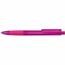 Kugelschreiber Tecto softfrost/transparent (softfrost pink/pink transparent) (Art.-Nr. CA494508)