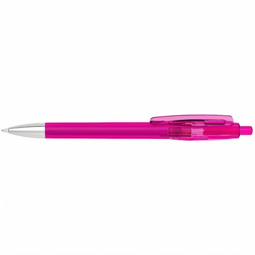 Kugelschreiber Klix transparent Mn (Art.-Nr. CA514728) - Der Klix transparent Mn ist ein Druckkug...