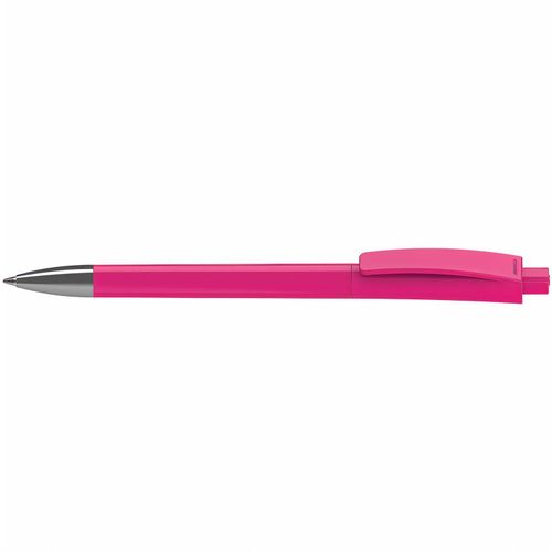 Kugelschreiber Qube high gloss Mn (Art.-Nr. CA553619) - Der Qube high gloss Mn ist ein Druckkuge...