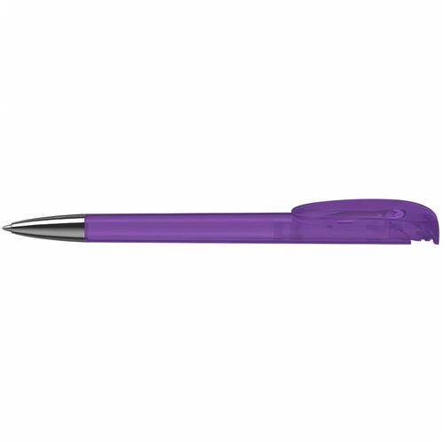 Kugelschreiber Jona transparent Mn (Art.-Nr. CA623920) - Der Jona transparent Mn ist ein Druckkug...
