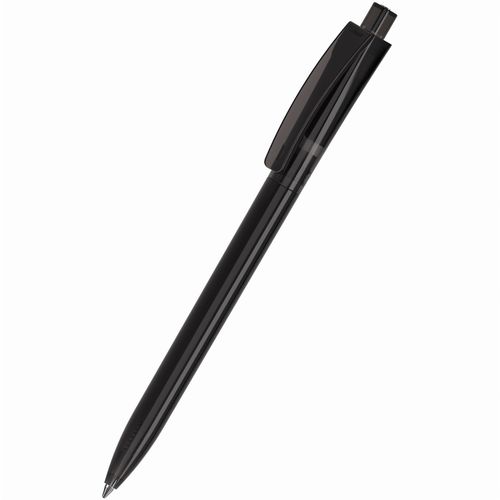 Kugelschreiber Qube transparent (Art.-Nr. CA653445) - Der Qube transparent ist ein Druckkugels...