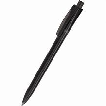 Kugelschreiber Qube transparent (schwarz transparent) (Art.-Nr. CA653445)