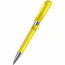 Kugelschreiber Push transparent Mn (gelb transparent) (Art.-Nr. CA669029)