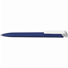 Kugelschreiber Trias high gloss (dunkelblau/weiss) (Art.-Nr. CA680717)