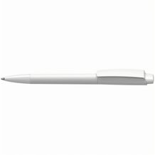 Kugelschreiber Zeno softtouch/high gloss (softtouch weiss/weiss) (Art.-Nr. CA689118)