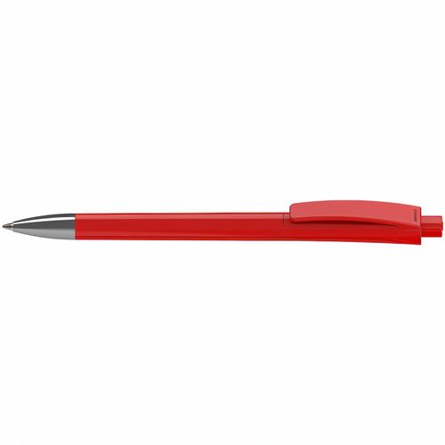 Kugelschreiber Qube high gloss Mn (Art.-Nr. CA732804) - Der Qube high gloss Mn ist ein Druckkuge...
