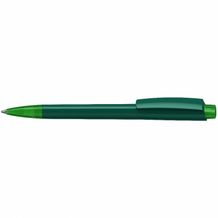 Kugelschreiber Zeno high gloss/transparent (dunkelgrün/grün transparent) (Art.-Nr. CA744625)
