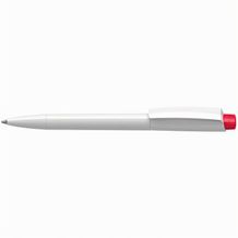 Kugelschreiber Zeno high gloss (weiss/rot) (Art.-Nr. CA750180)