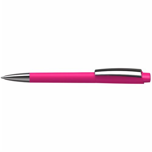 Kugelschreiber Zeno softtouch/high gloss MMn (Art.-Nr. CA776306) - Der Zeno softtouch/high gloss MMn ist...