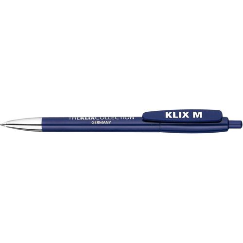 Kugelschreiber Klix high gloss Mn (Art.-Nr. CA783650) - Der Klix high gloss Mn ist ein Druckkuge...