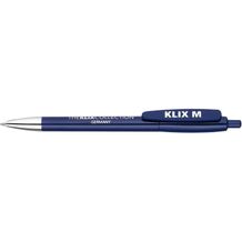 Kugelschreiber Klix high gloss Mn (dunkelblau) (Art.-Nr. CA783650)
