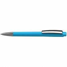Kugelschreiber Zeno high gloss MMn (cyan) (Art.-Nr. CA793561)