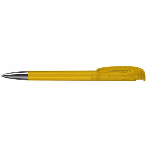 Kugelschreiber Jona transparent Mn (Art.-Nr. CA864268) - Der Jona transparent Mn ist ein Druckkug...