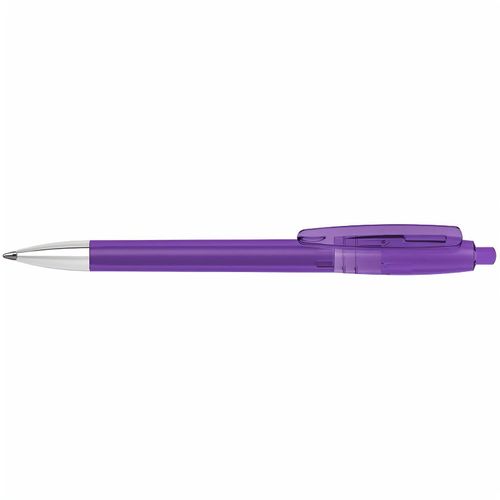 Kugelschreiber Klix transparent Mn (Art.-Nr. CA933099) - Der Klix transparent Mn ist ein Druckkug...