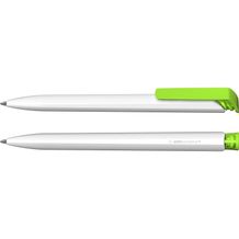 Kugelschreiber Trias recycling antibacterial (weiß / hellgrün) (Art.-Nr. CA936270)