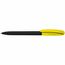 Kugelschreiber Boa high gloss (schwarz / gelb) (Art.-Nr. CA947579)