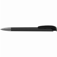 Kugelschreiber Jona softtouch/high gloss Mn (softtouch schwarz/schwarz) (Art.-Nr. CA954412)
