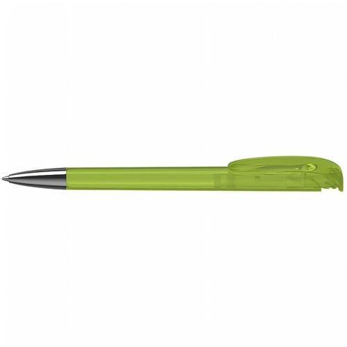 Kugelschreiber Jona transparent Mn (Art.-Nr. CA981214) - Der Jona transparent Mn ist ein Druckkug...