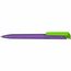 Kugelschreiber Trias transparent/high gloss (violett transparent / hellgrün) (Art.-Nr. CA983908)