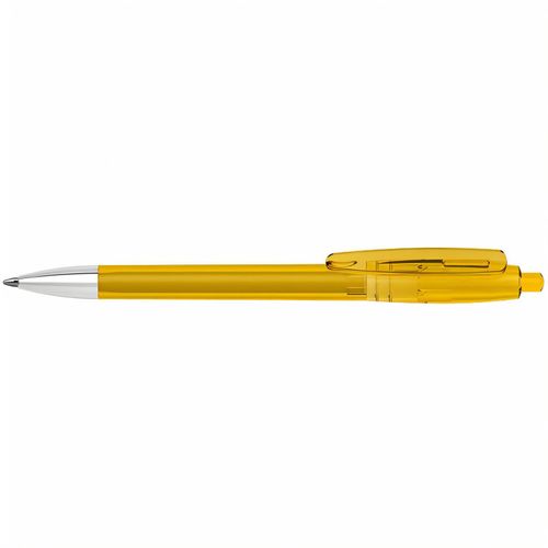 Kugelschreiber Klix transparent Mn (Art.-Nr. CA986555) - Der Klix transparent Mn ist ein Druckkug...