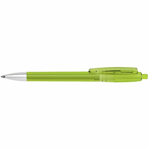 Kugelschreiber Klix transparent Mn (Art.-Nr. CA991389) - Der Klix transparent Mn ist ein Druckkug...