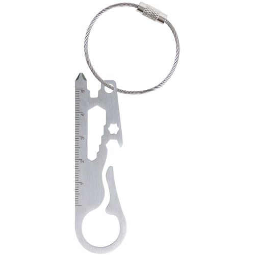 Schlüsselanhänger (Art.-Nr. CA030436) - Werkzeug mit Lineal, Schraubenzieher,...