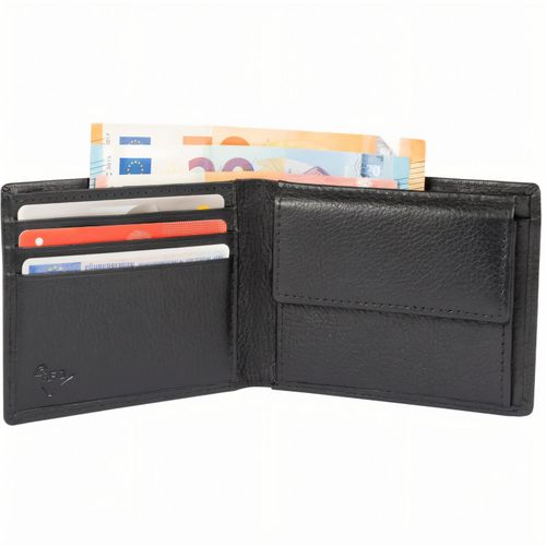 Geldscheintasche mit RFID (Art.-Nr. CA517787) - Schein-, Dokumenten- und Kartenfächer...