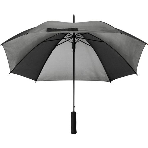 Regenschirm mit unterschiedlichen Segmenten (Art.-Nr. CA000361) - Automatik Regenschirm aus Aluminium mit...