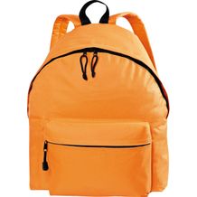 Großer Rucksack aus Polyester (orange) (Art.-Nr. CA006453)