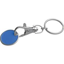 Schlüsselanhänger mit Einkaufschip (blau) (Art.-Nr. CA007024)