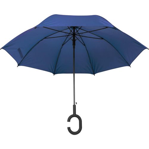 Regenschirm Hände frei (Art.-Nr. CA014511) - Regenschirm aus Pongee mit Griff, der...