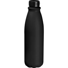 Trinkflasche aus Metall, 600 ml (schwarz) (Art.-Nr. CA014529)