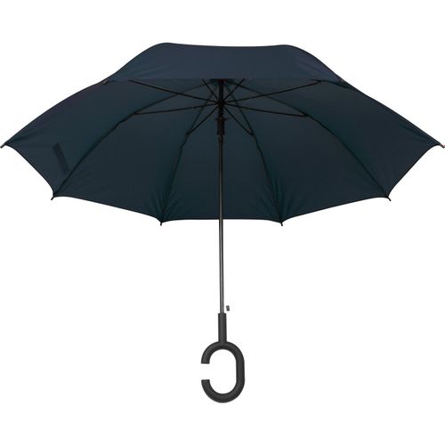 Regenschirm Hände frei (Art.-Nr. CA018149) - Regenschirm aus Pongee mit Griff, der...