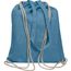 Gymbag aus recycelter Baumwolle (blau) (Art.-Nr. CA028093)