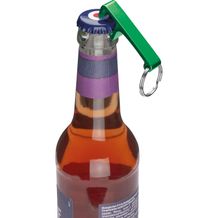Schlüsselanhänger mit Flaschenöffner (grün) (Art.-Nr. CA028617)
