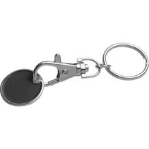 Schlüsselanhänger mit Einkaufschip (Schwarz) (Art.-Nr. CA046059)
