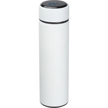 Edelstahlflasche mit LED Temperaturanzeige, 450ml (Weiss) (Art.-Nr. CA068448)