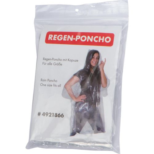 Transparenter Not-Poncho (Art.-Nr. CA079551) - Transparenter Not-Poncho in einer...