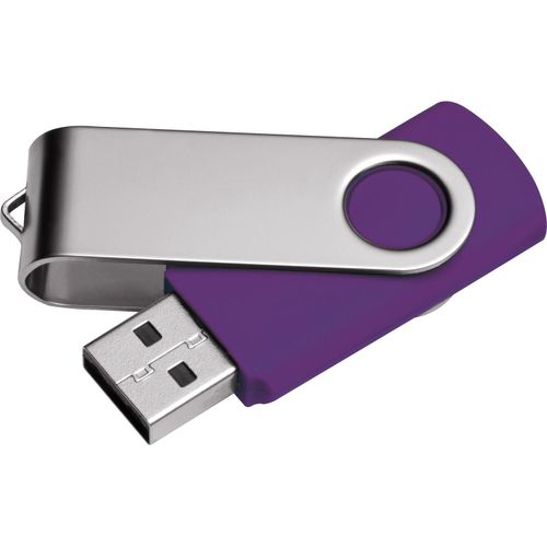 USB Stick Twister 16GB (Art.-Nr. CA086411) - USB Stick Twister 2.0 mit Aluminiumclip...