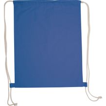 Oeko-Tex® STANDARD 100 zertifizierter Gymbag aus umweltfreundlicher Baumwolle ( 140g/m ) (blau) (Art.-Nr. CA099049)