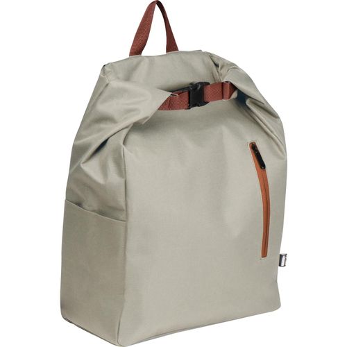 Rucksack in Naturfarben (Art.-Nr. CA101052) - Rucksack aus RPET mit Laptopfach,...