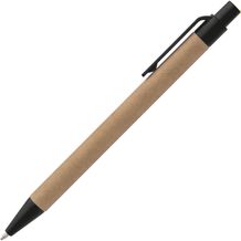 Kugelschreiber aus recyceltem Papier (Schwarz) (Art.-Nr. CA115884)