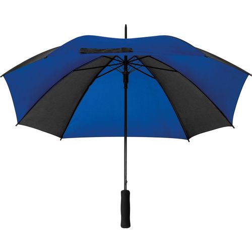 Regenschirm mit unterschiedlichen Segmenten (Art.-Nr. CA118922) - Automatik Regenschirm aus Aluminium mit...
