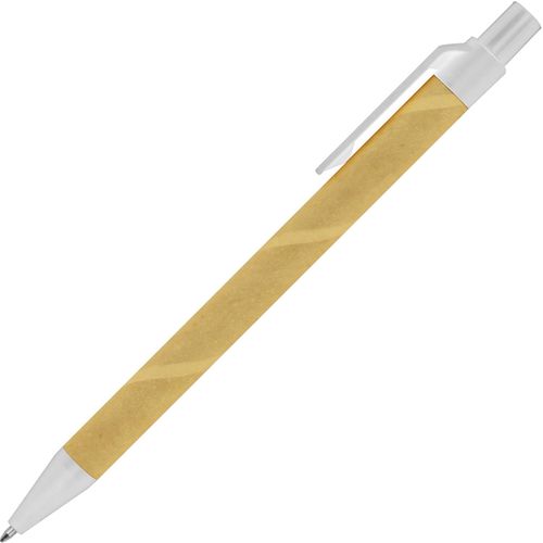 Kugelschreiber aus Papier und Mais (Art.-Nr. CA127941) - Blauschreibender Kugelschreiber aus...
