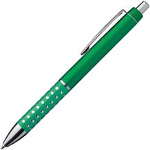 Kugelschreiber mit glitzernder Griffzone (grün) (Art.-Nr. CA155280)
