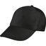 5 Panel Baumwoll-Baseball-Cap (Schwarz) (Art.-Nr. CA206959)