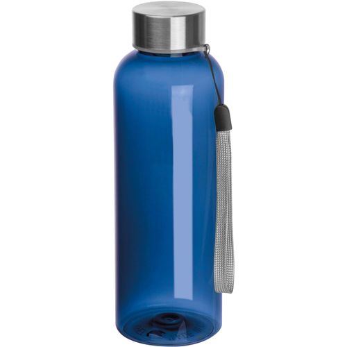 Trinkflasche aus PET, 500ml (Art.-Nr. CA211717) - Trinkflasche aus PET mit Edelstahlversch...